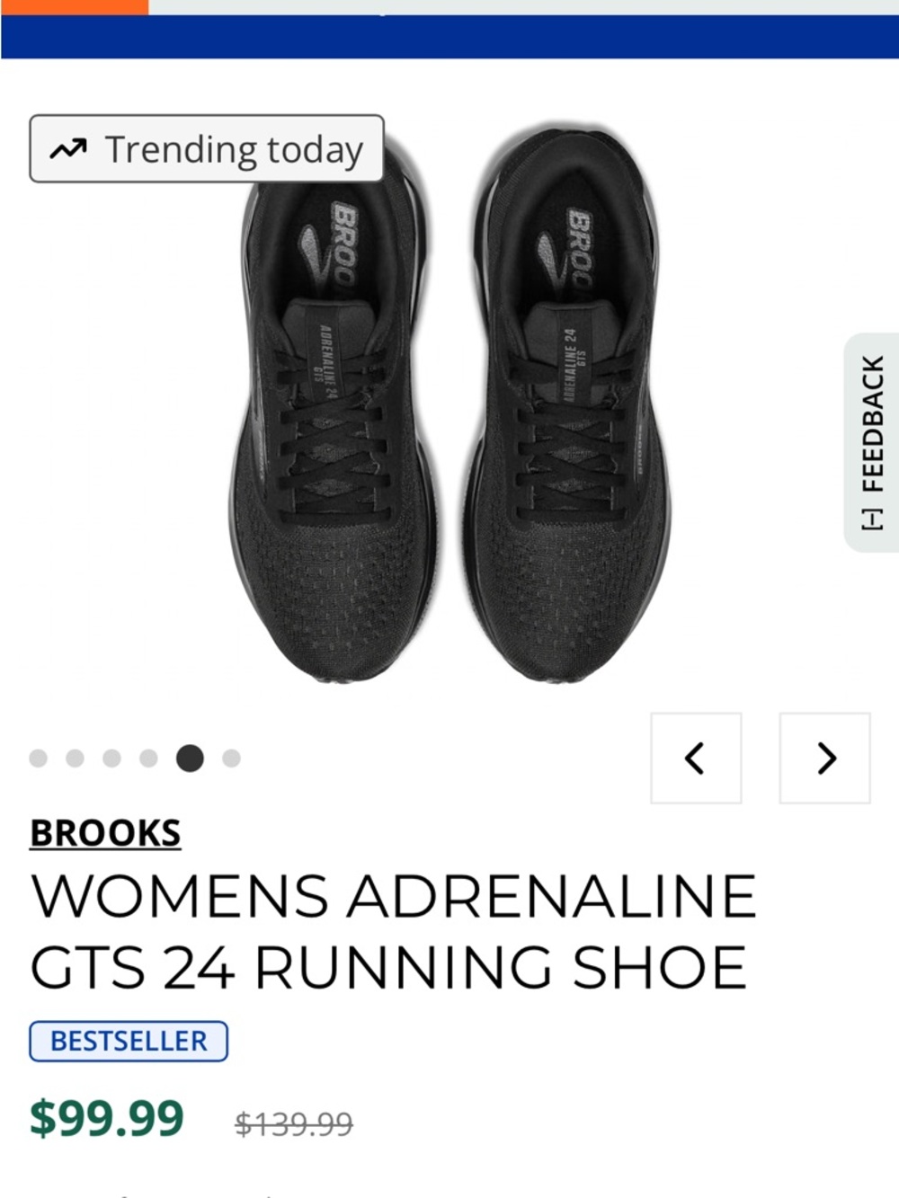 Brooks Women’s Adrenaline GTS 24 Running Shoes